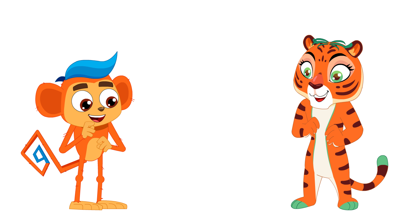 Kapi and Tiga - Magical LifeSkills mascots